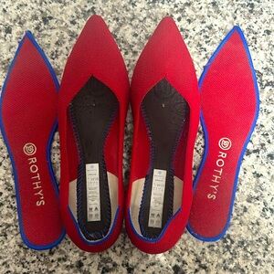 Rothy’s The Point Size 10 Women’s Red Flats
